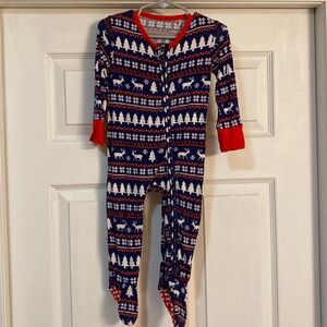 Little Bum Bums Reindeer print footie